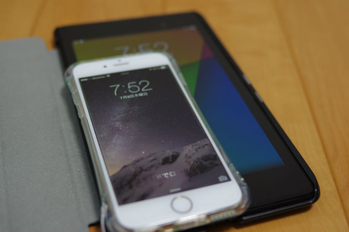 iPhone6 Nexus7