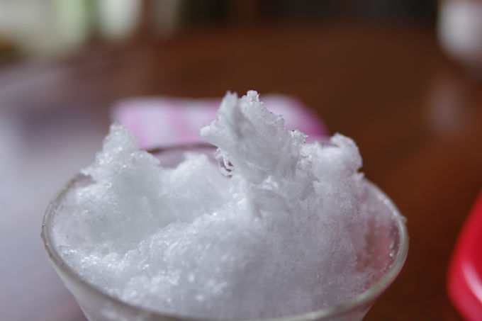 YUKIYUKIで作ったかき氷の写真